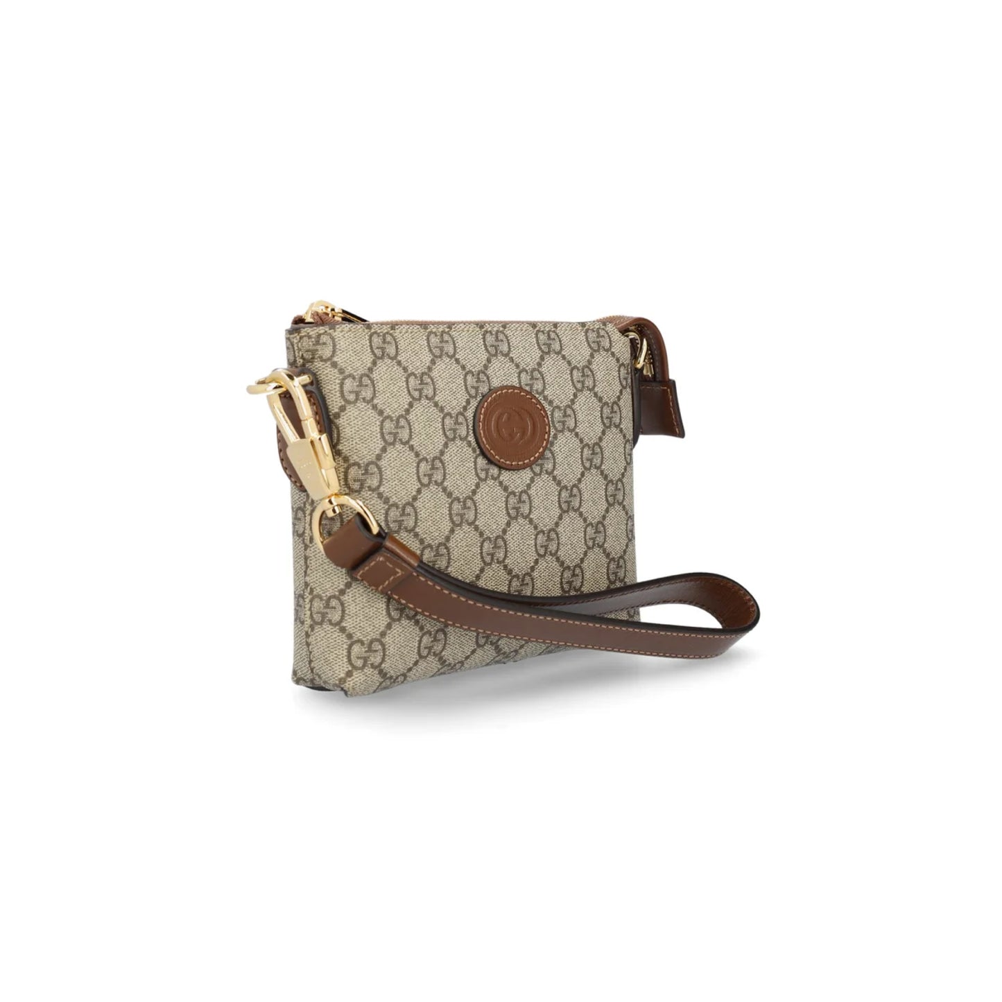 Gucci GG Supreme Zipped Messenger Bag