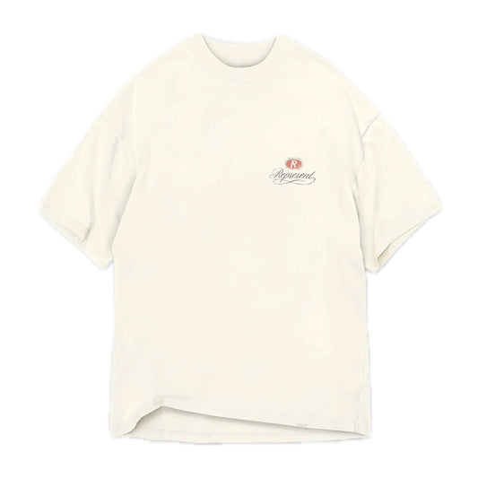 Represent Grand Vintage Hand Drawn Tee Aged White