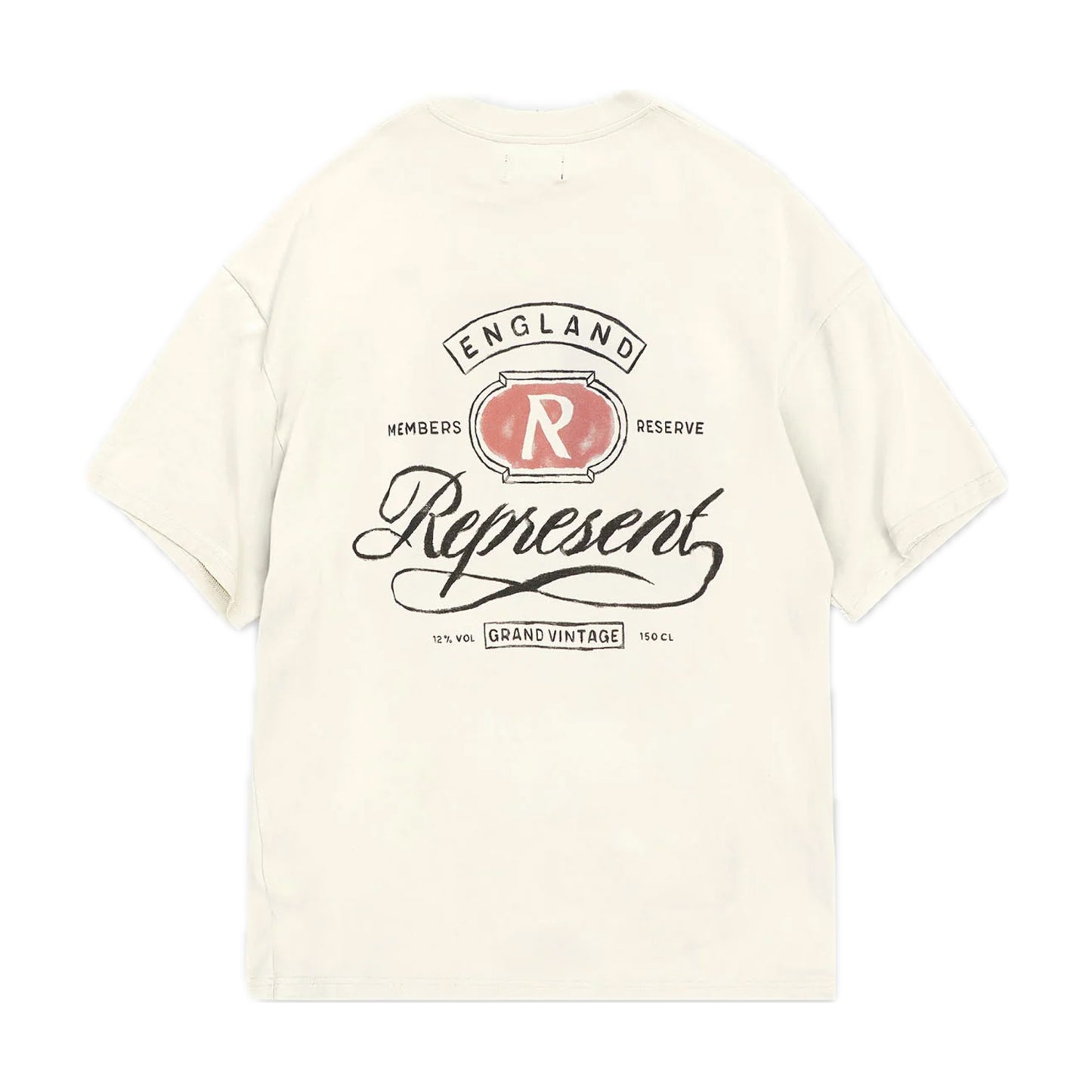 Represent Grand Vintage Hand Drawn Tee Aged White