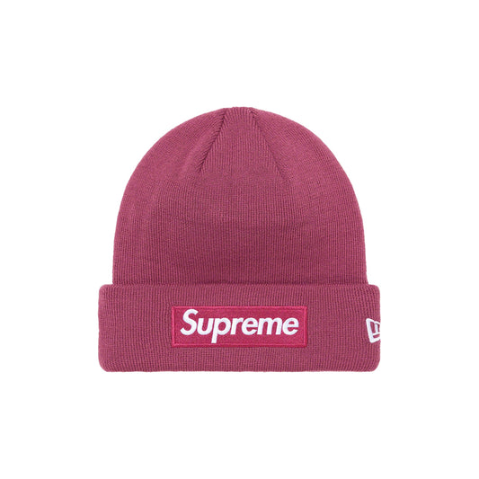 Supreme New Era Box Logo Beanie Plum (FW21)