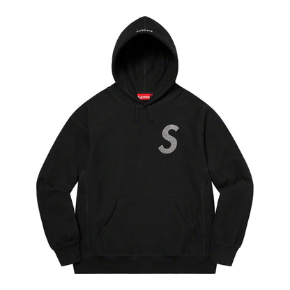 Supreme Swarovski S Logo Hoodie Black