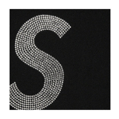 Supreme Swarovski S Logo Hoodie Black