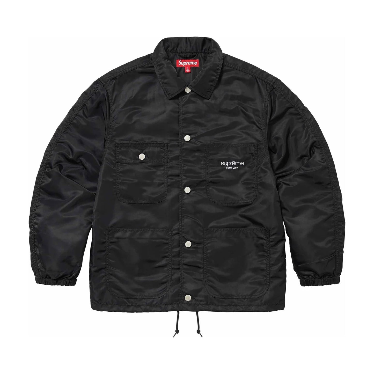 Supreme Nylon Chore Coat Black