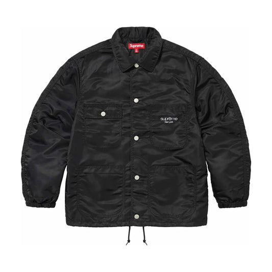Supreme Nylon Chore Coat Black