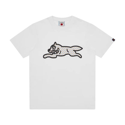 Billionaire Boys Club BBC Polka Dot Running Dog Tee White