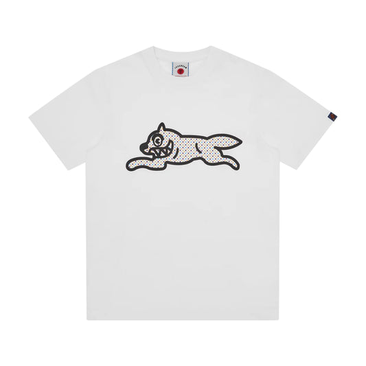 Billionaire Boys Club BBC Polka Dot Running Dog Tee White