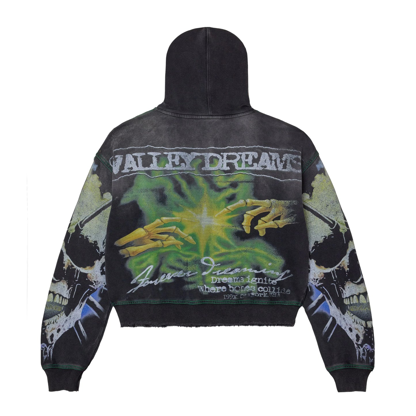 Vale Forever Gravedigger Zip Up Hoodie Black