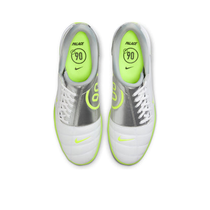 Palace x Nike Total P90 III Shoe White / Silver / Volt