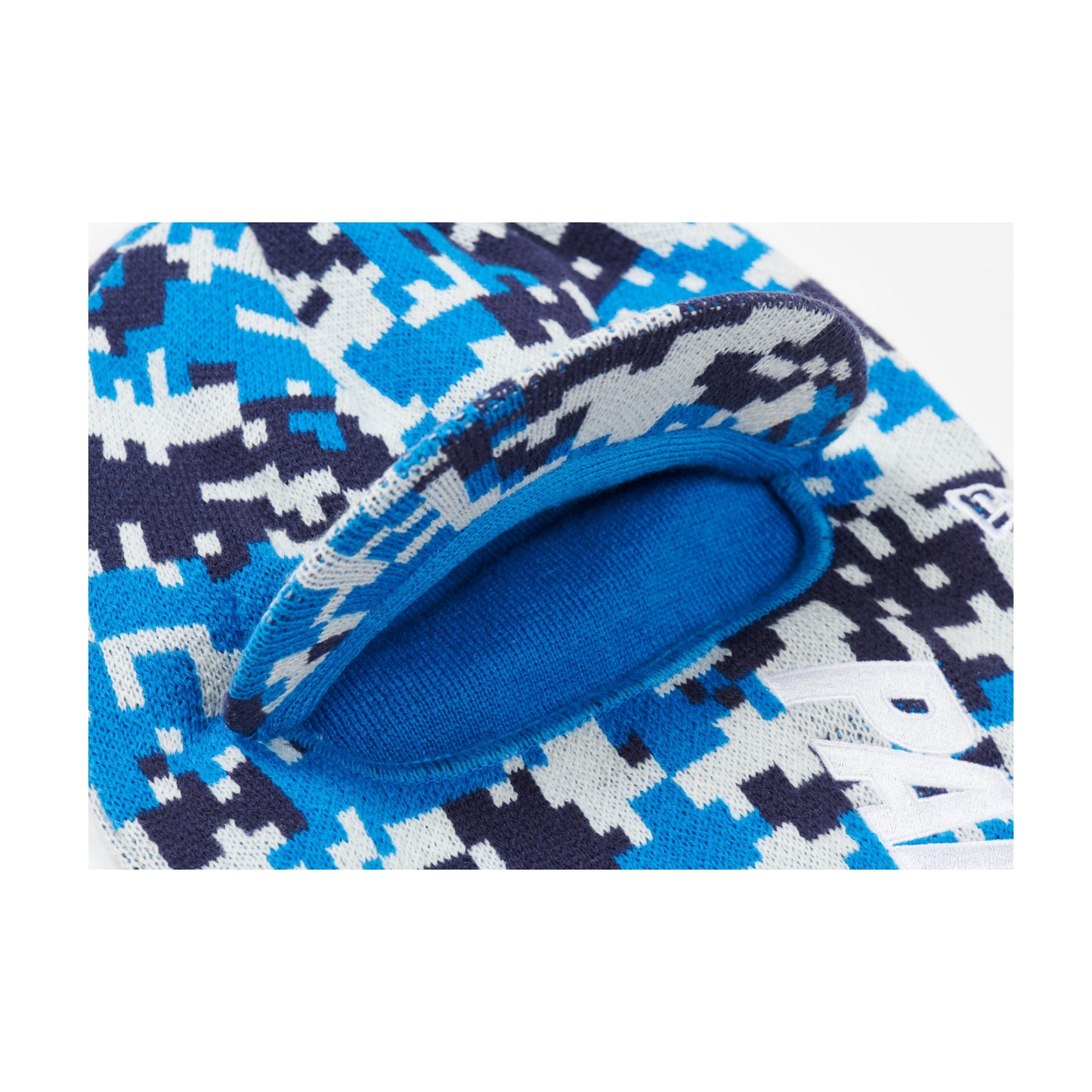 Palace New Era Peaked Balaclava Blue Camo