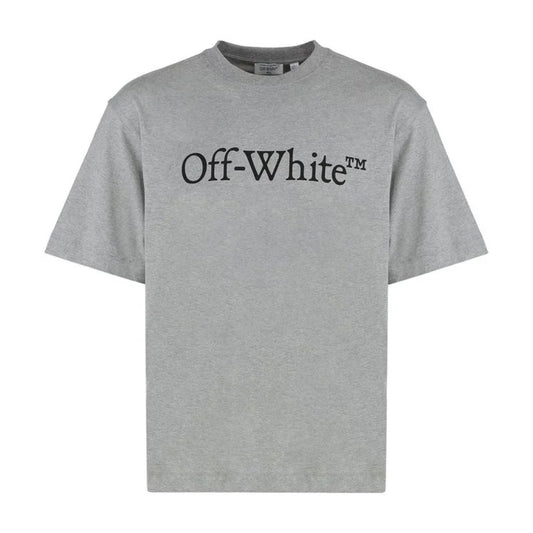 Off-White Big Bookish Skate S/S Tee Grey