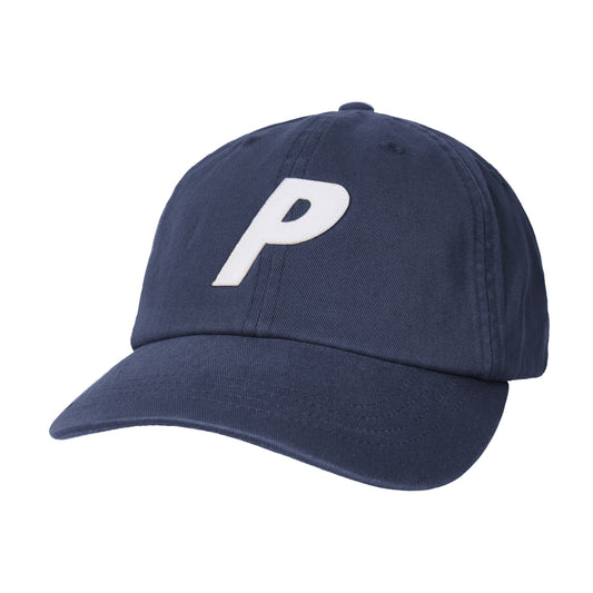 Palace P 6-Panel Hat (FW25) Navy