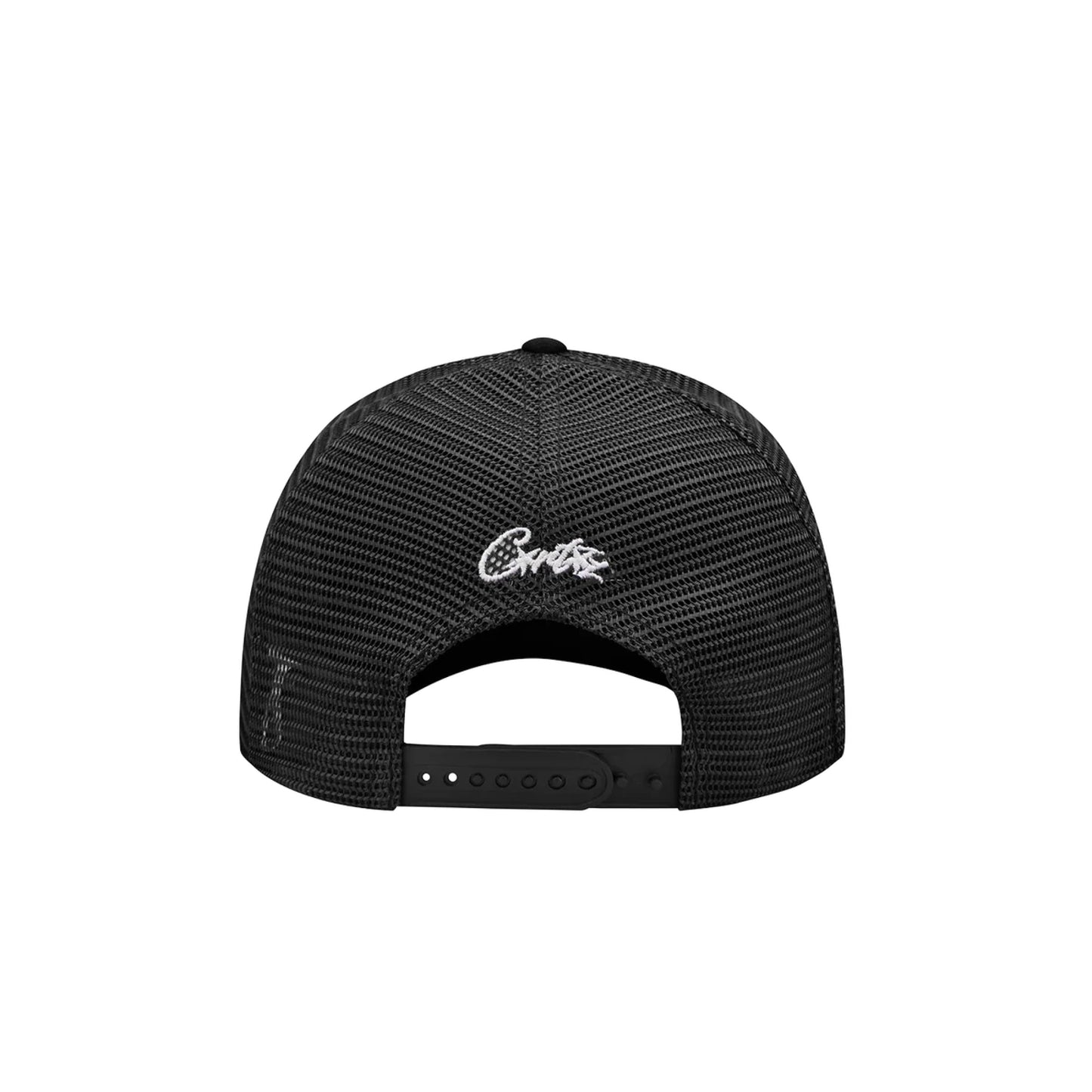 Corteiz Island Puff Print Trucker Cap Black
