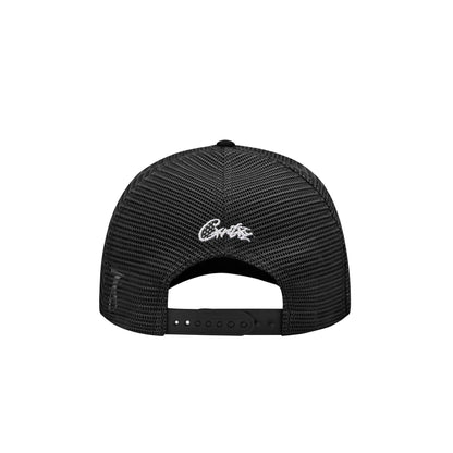 Corteiz Island Puff Print Trucker Cap Black
