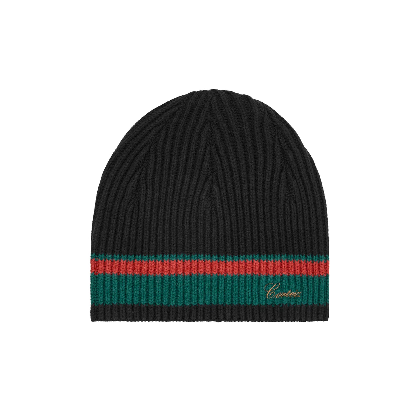 Corteiz Gianni Knit Beanie Black