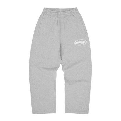 Corteiz Island Puff Print Sweatpant Heather Grey