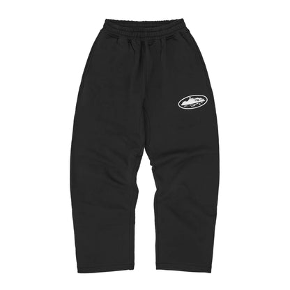 Corteiz Island Puff Print Tracksuit Black