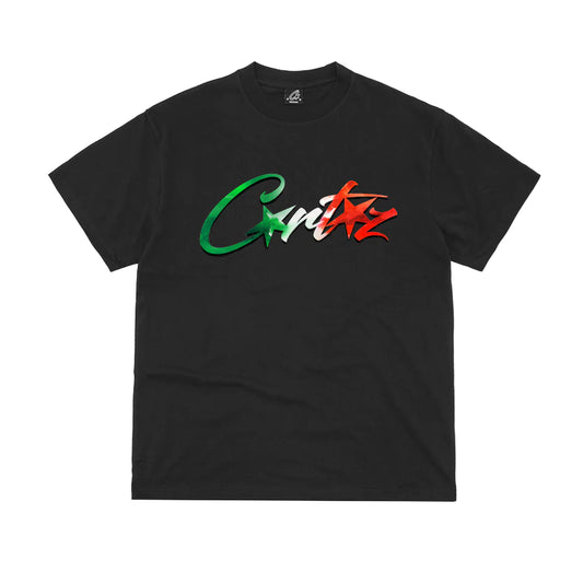 Corteiz Allstarz Italia Tee Black