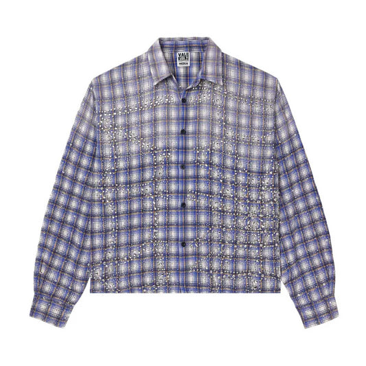 Vale Forever Blizzard Rhinestone Flannel Shirt