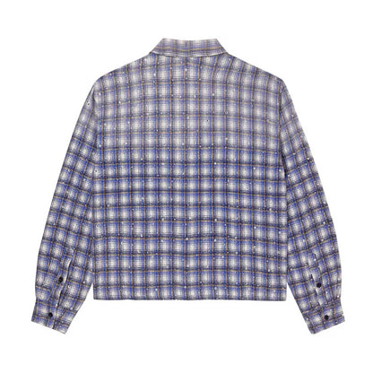 Vale Forever Blizzard Rhinestone Flannel Shirt