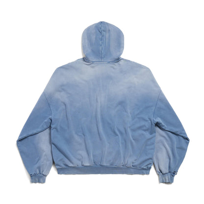 Balenciaga Paris Moon Hoodie Blue