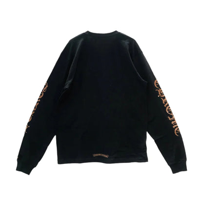 Chrome Hearts Collar Print Pocket Longsleeve Tee Black/Brown