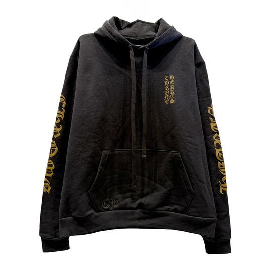 Chrome Hearts Vertical Logo Hoodie Black/Brown