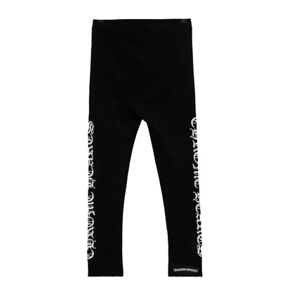 Chrome Hearts Logo Leggings Black