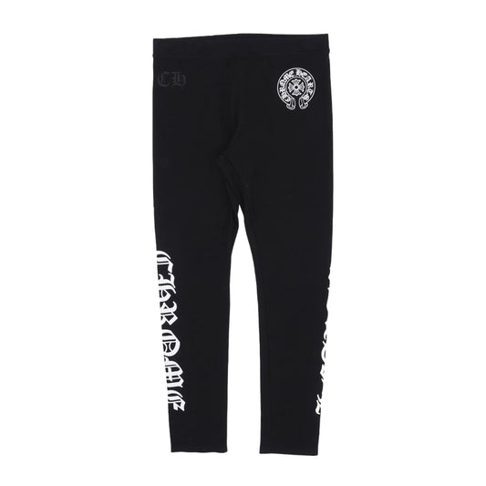 Chrome Hearts Horse Logo Leggings Black