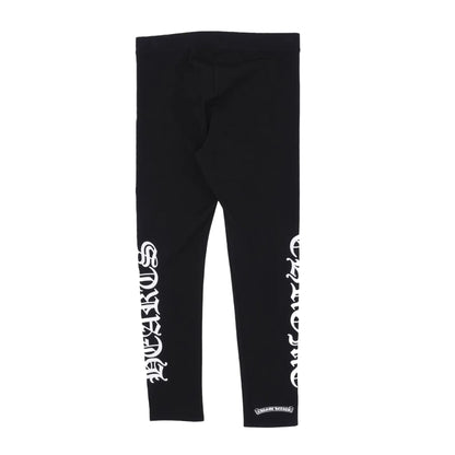 Chrome Hearts Horse Logo Leggings Black