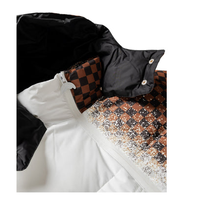 Sprayground Grey Check Down Jacket