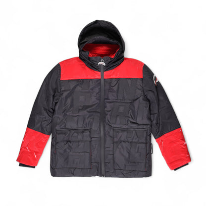 Sprayground Red/Black Down Jacket