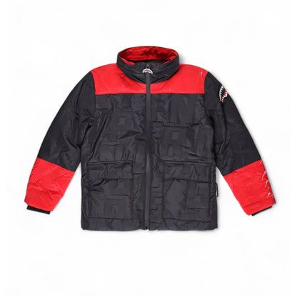 Sprayground Red/Black Down Jacket