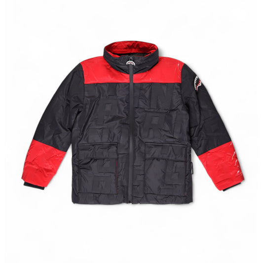 Sprayground Red/Black Down Jacket