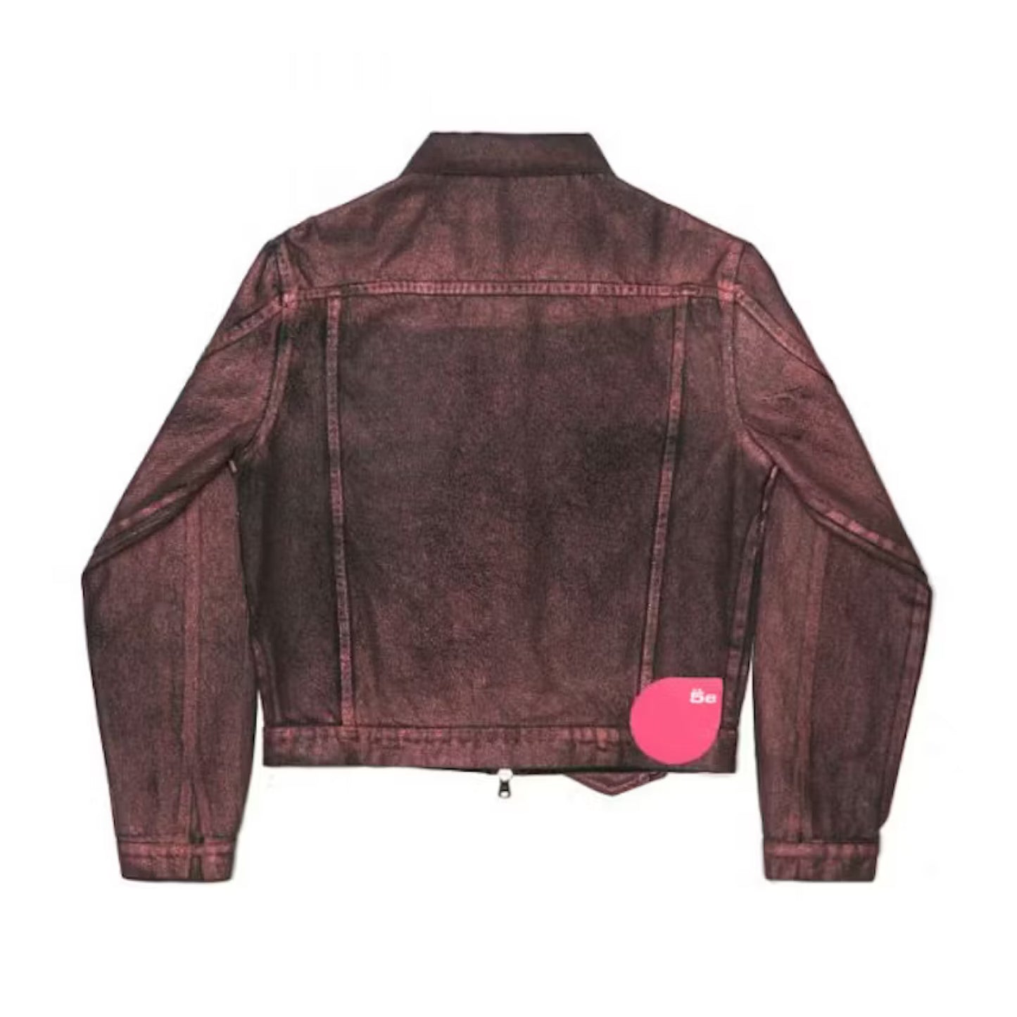 Sp5der Metallic Wash Denim Jacket Multi