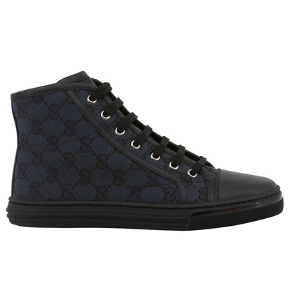 Gucci NY Yankees Baseballkappe mit besticktem Schmetterling, Blau