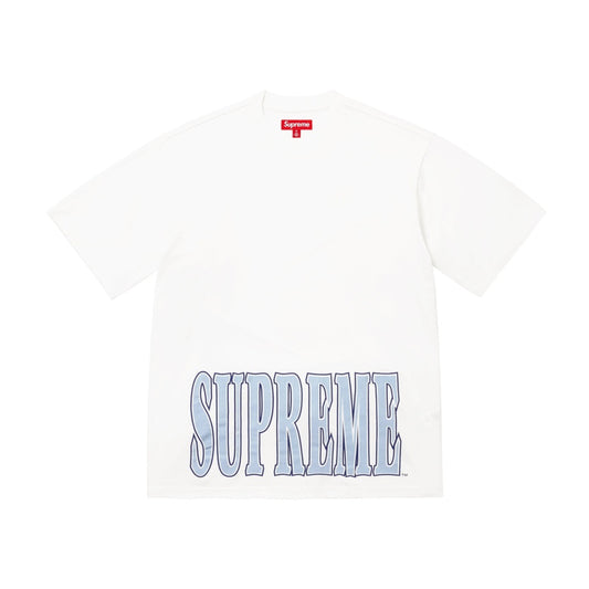 Supreme Cracked Stretch S/S Top White