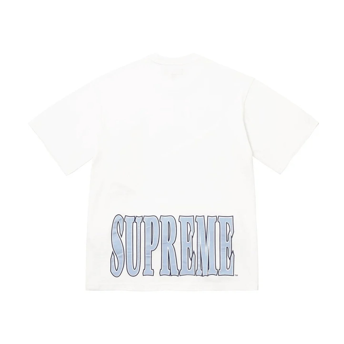 Supreme Cracked Stretch S/S Top White