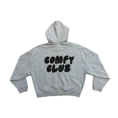 Nina Janova Comfy Club Zip Hoodie Grey/Black