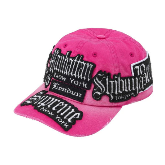 Supreme City Patches 6-Panel Pink Hat