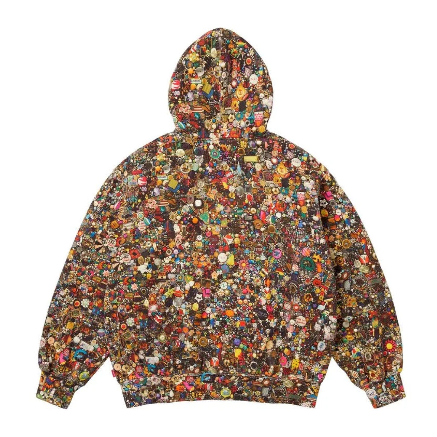 Supreme X Mike Kelley Zip Up Hooded Sweatshirt