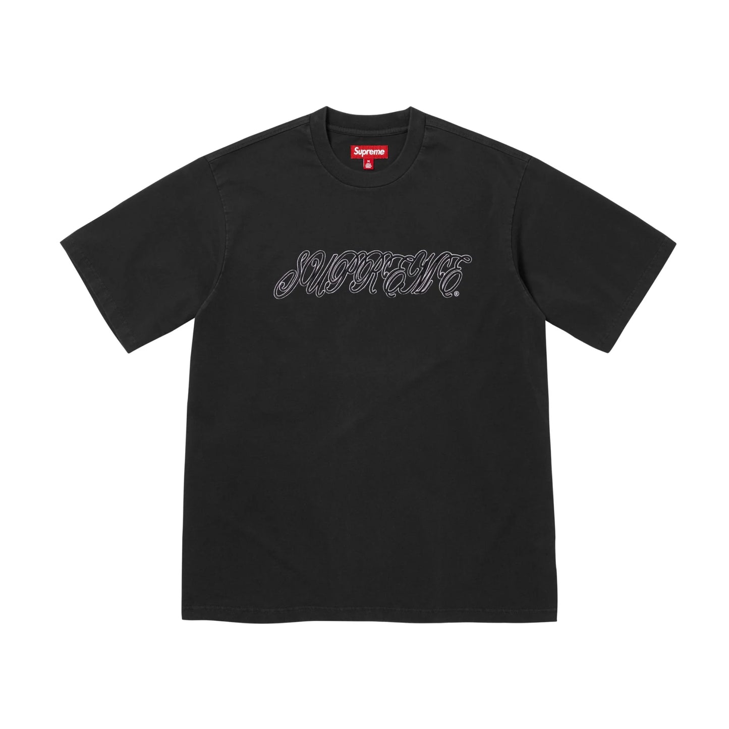 Supreme Box Logo Rundhalsausschnitt (FW18) Marineblau