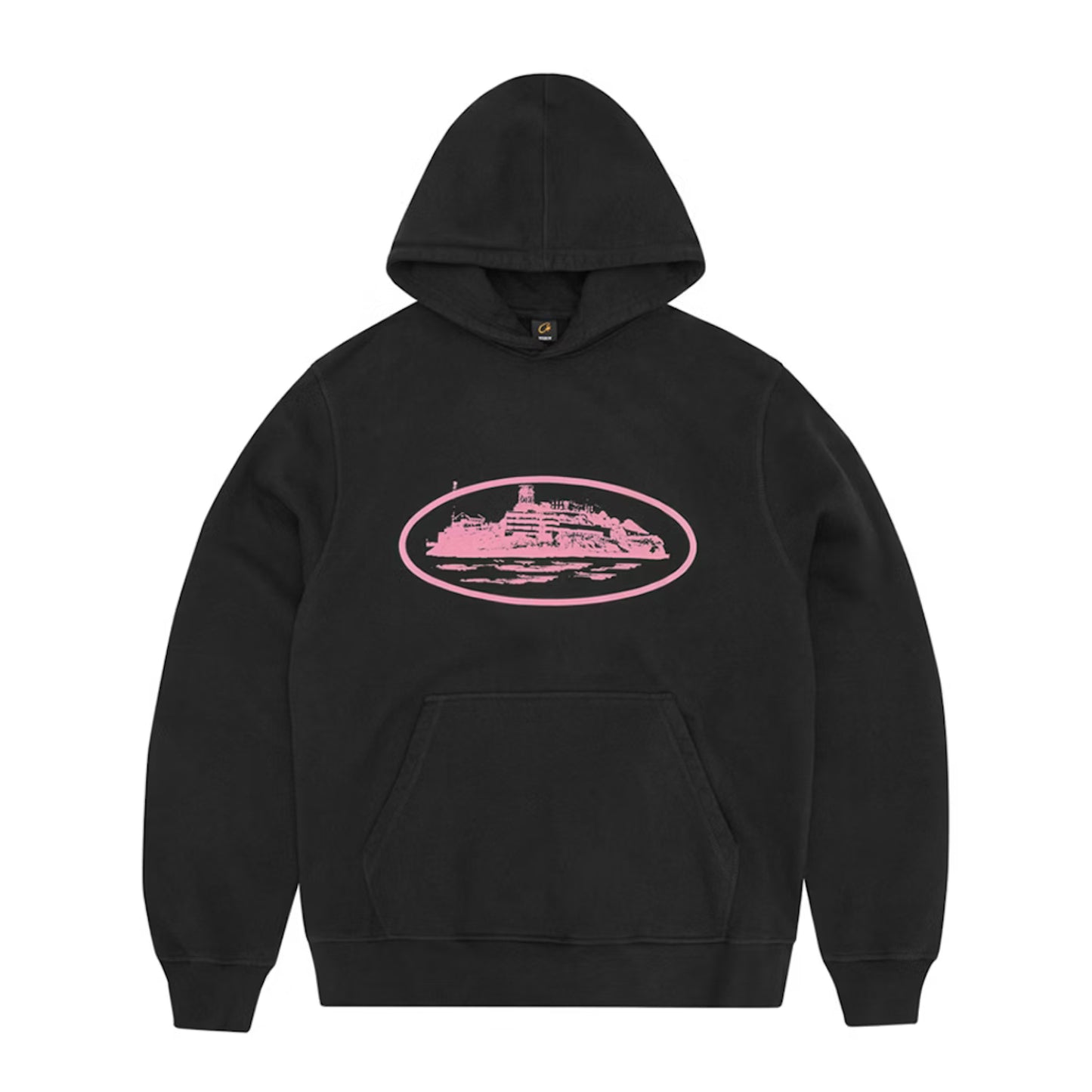 Corteiz Alcatraz Hoodie Black/Pink