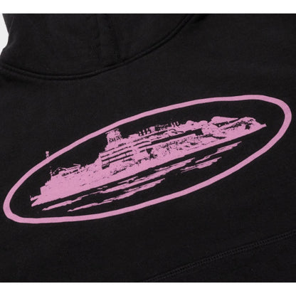 Corteiz Alcatraz Hoodie Black/Pink