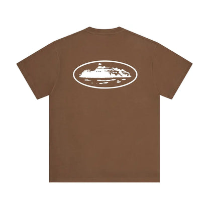 Corteiz Island Tee brown