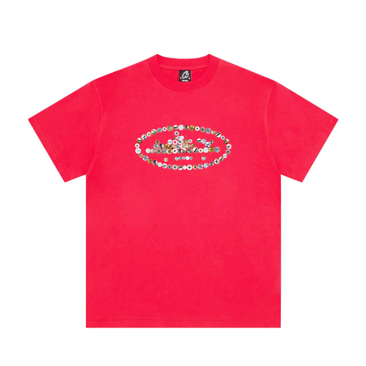 Corteiz Screw Island Tee Red