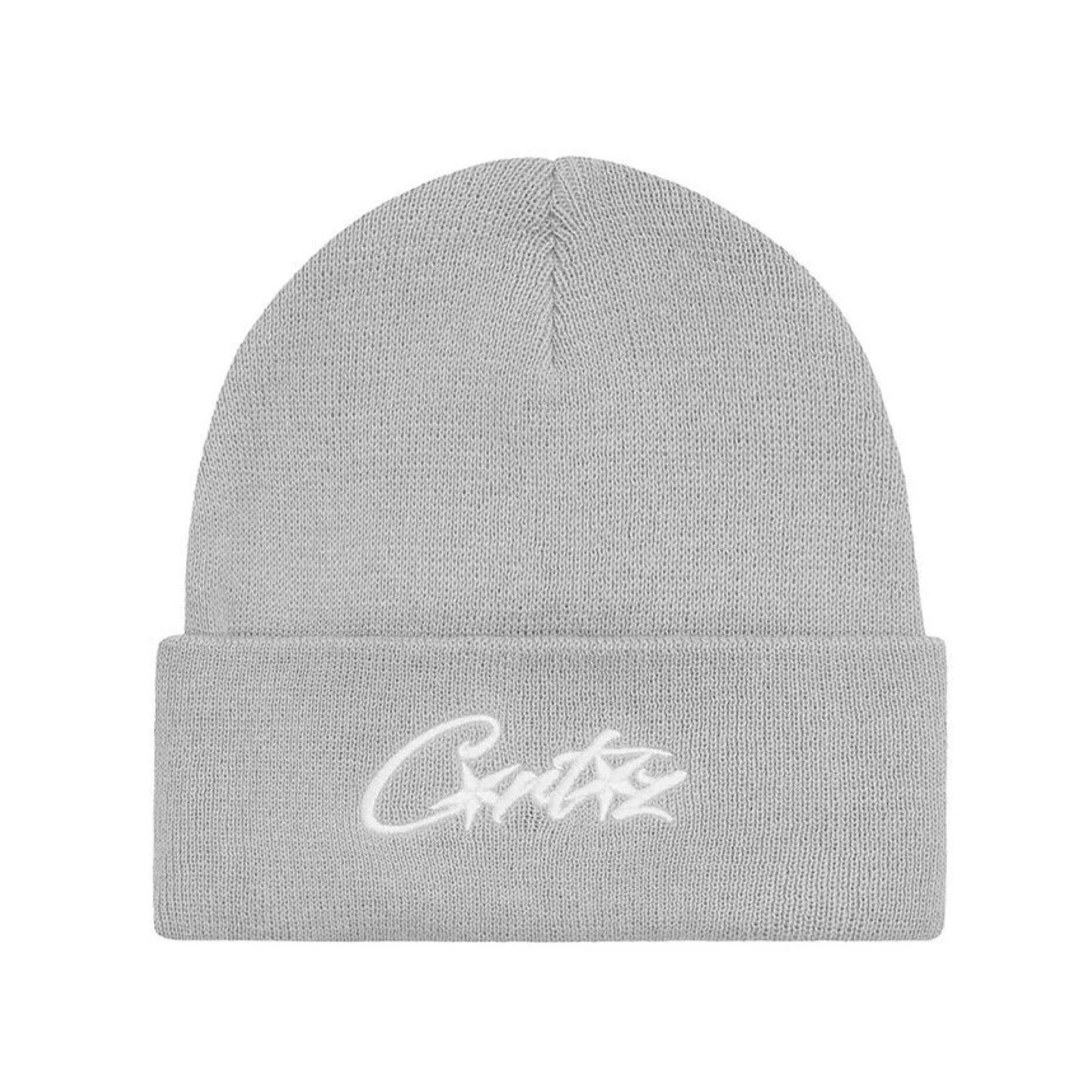 Corteiz Allstarz Folded Beanie Grey