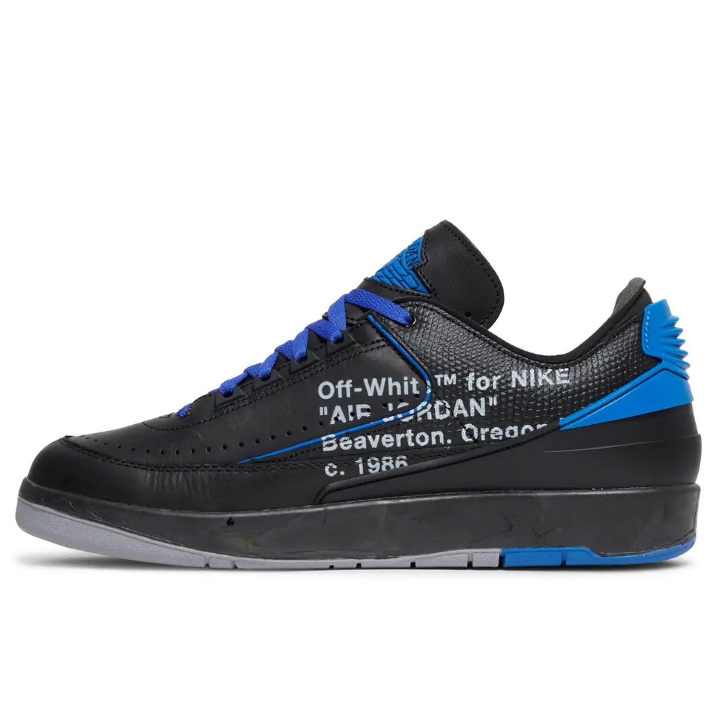 Jordan 2 Retro Low SP Off-White Black Blue