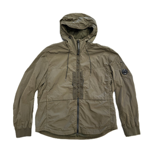 C.P. Company Chrome Olive Green Zip Jacket