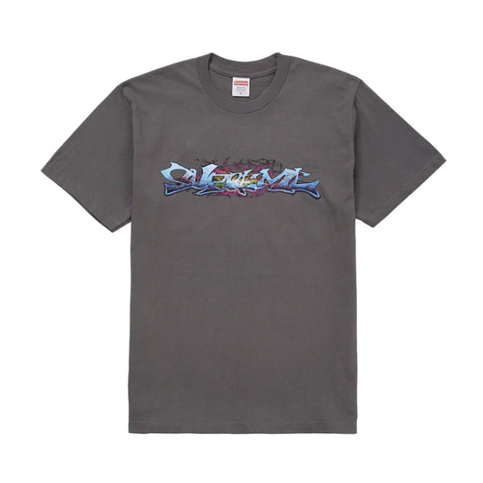 Supreme Tag Tee Charcoal