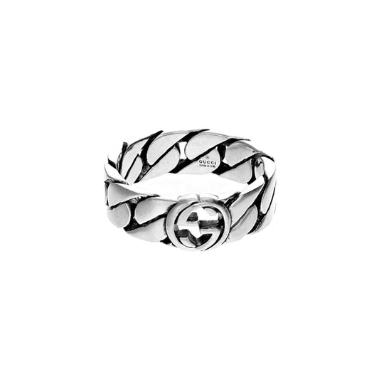 Gucci GG Chain Silver Ring